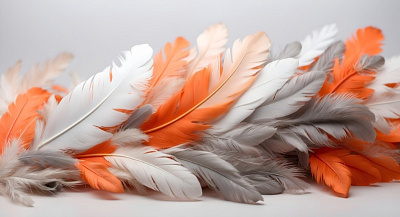 Панно AG-FT-013, Feathers, Design Studio 3D