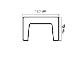 Артикул Брус 120X75X2000, Южный Дуб, Архитектурный брус, Cosca в текстуре, фото 2