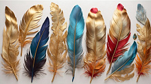 Design Studio 3D Feathers AG-FT-008