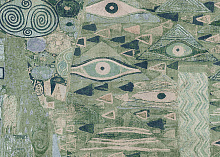 Оливковые фотообои Sirpi Academy a tribute to Gustav Klimt AD4 25683