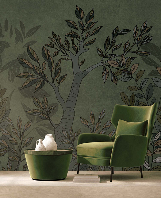 Фотообои в интерьере артикул Botanica-23: 20, BOTANICA 23, Wall street