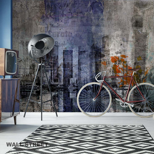 Фотообои в интерьере артикул GRUNGE 1, GRUNGE, Wall street